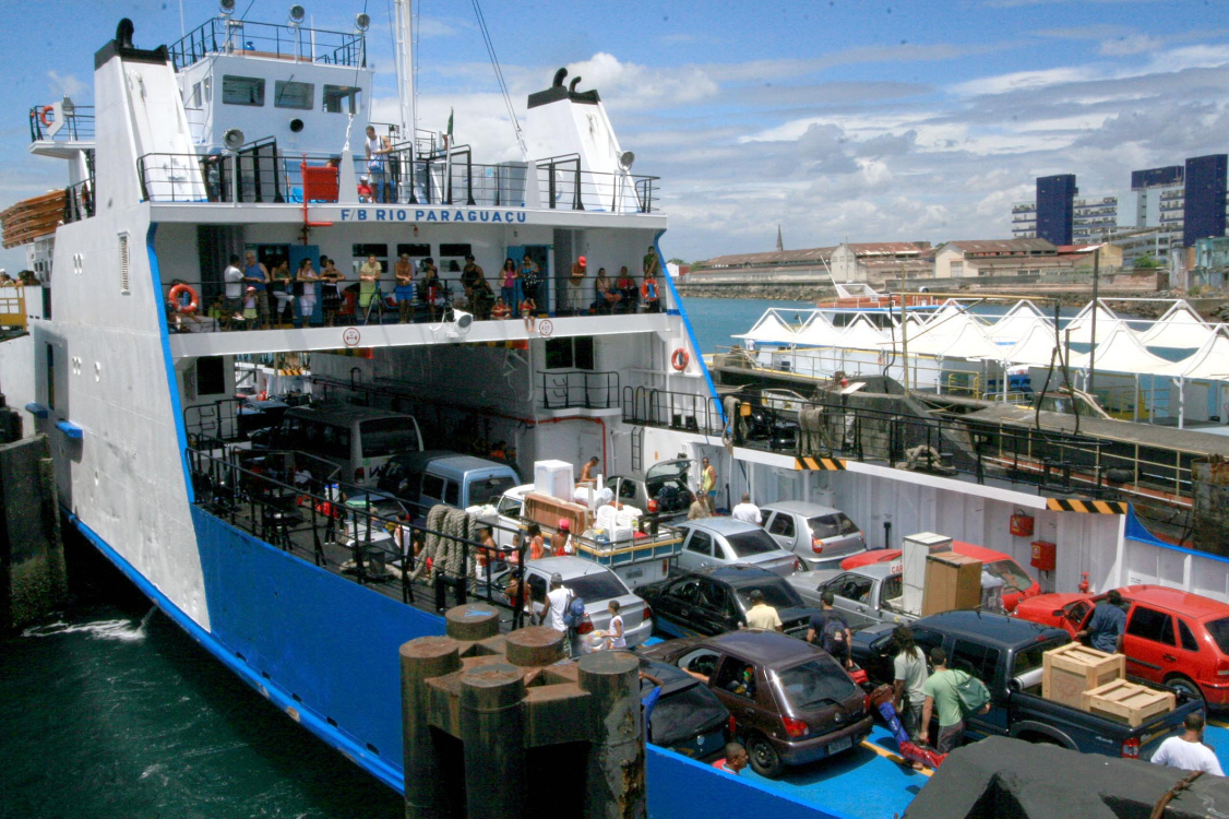 Ferry Boat E Rodovi Ria De Salvador T M Hor Rios Extras Para Feriado