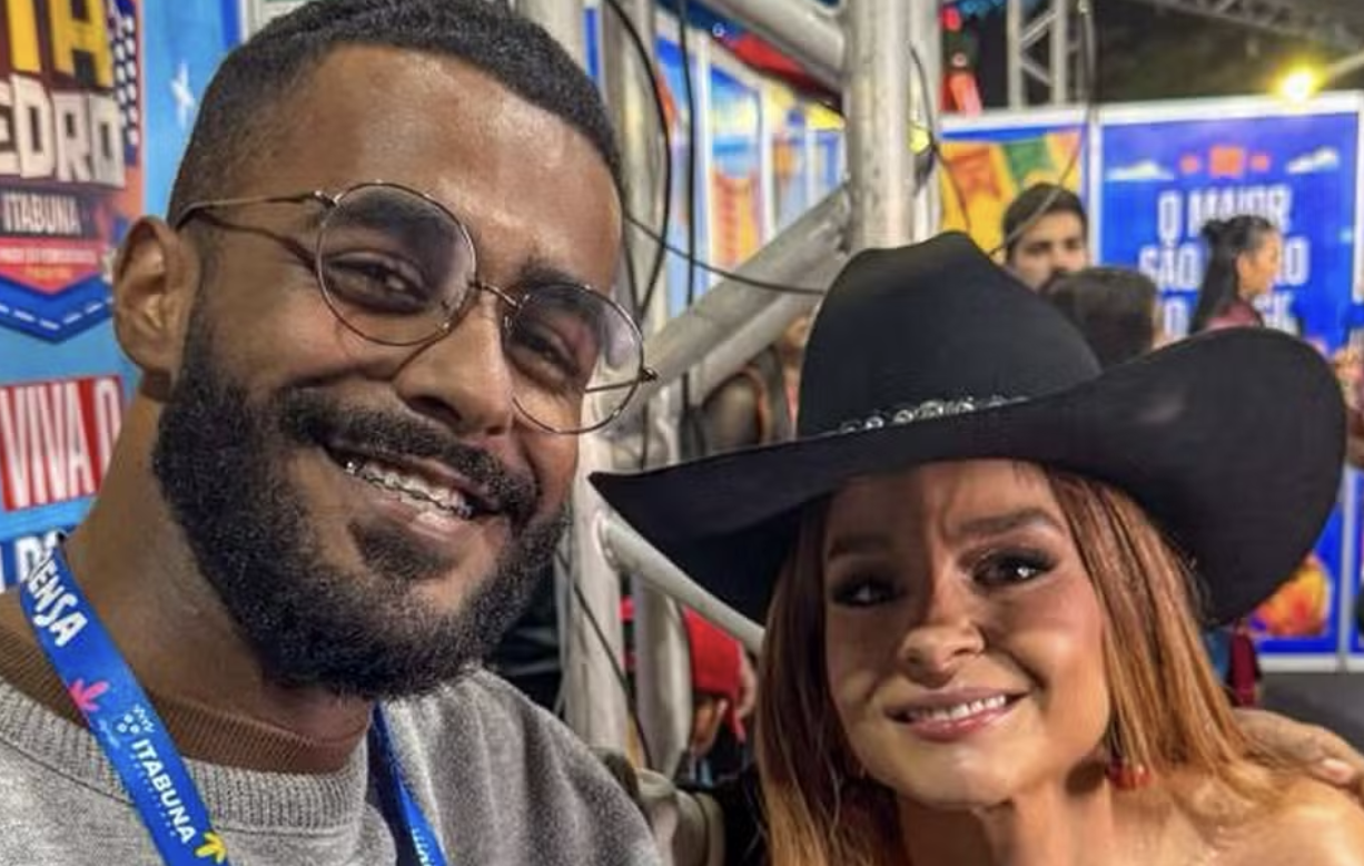 Maiara é barrada por segurança durante o próprio show em Itabuna